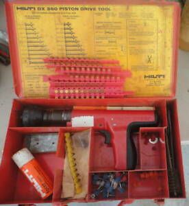 Hilti DX350 Powder Acuated Tool  used