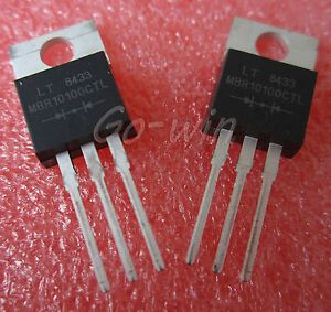 100PCS MBR10100CTL MBR10100 LITEON DIODE SCHOTTKY TO-220 NEW IC