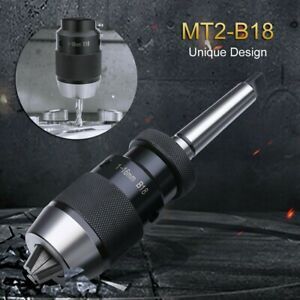 Self-Tightening Keyless Lathe Drill Chuck Shank B18 1-16mm MK2 Arbor Drill Chuck