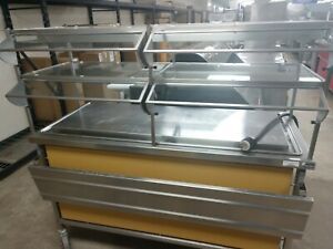 Iced Salad Bar Frost Top Cold Food Table USED Atlas WF 4 s/n 6579