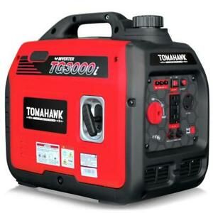 Tomahawk TG3000i Inverter Generator 3000W- Ultra Quiet For Home/Recreational Use