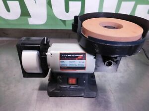 Enco Wet / Dry Grinder, 5&#034; and 8&#034; Wheels, 1/3HP, 120V USED
