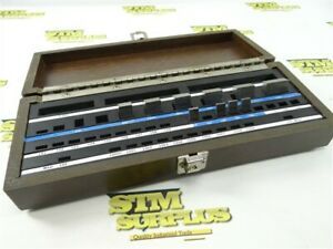 PARTIAL WEBBER STARRETT GAGE BLOCK SET .120&#034; TO 1.000&#034;