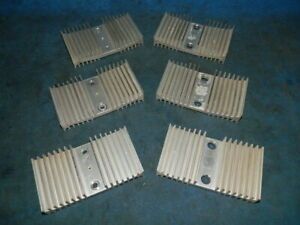 6 Aluminum Heat Sinks 5.5 x 3 x 1 inch Heatsinks 6 of them