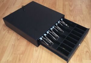 CASH DRAWER E3336B-BL 4B/8C 24V BLACK NEW