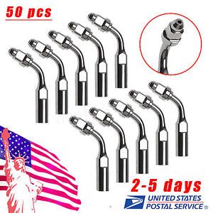 50 Dental Ultrasonic Scaler Scaling Endo Chuck Files Tip DTE SATELEC ED1 NXDZ rd