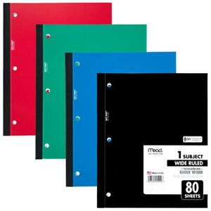 MEAD NOTEBOOK WIRELESS NEATBOOK 80 SHT