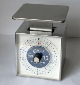 Edlund SR-10 Premier Series 10 lb Mechanical Portion Scale 6&#034; x 6 3/4&#034; Platform