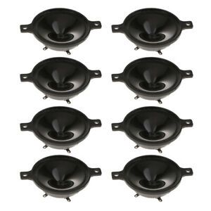 8Pcs Waterproof Audio Tweeters Piezo Treble Tweeter Audio Loudspeaker DIY