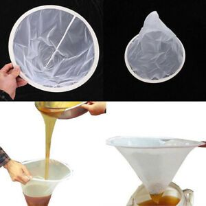 5PCS Honey Filter Pure Funnel Shape Strainer Net Screen Beekeeping Supplies  F4