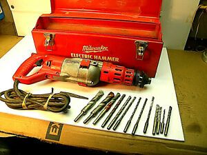 Milwaukee Heavy Duty Rotary Hammer Drill. 3/4 in. Construction, Concrete work