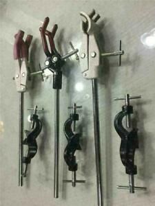 Laboratory Clamps with Boss Heads set of Three Lab accessories Export Quality