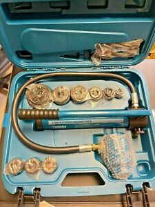 TEMCo TH0004 2&#034; HYDRAULIC KNOCKOUT PUNCH Electrical Conduit Hole Cutter Set