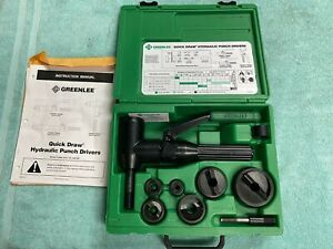PERFECT Greenlee 7906SB Quick Draw 90 Hydraulic Punch Drive Set