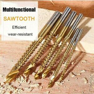 1/6pcs Cobalt Drill Bit Spiral Screw Metric Composite Tap Twist Drill Bit P3
