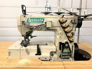 YAMATO VF2503 3 NEEDLE TOP + BOTTOM COVERSTITCH 110V INDUSTRIAL SEWING MACHINE