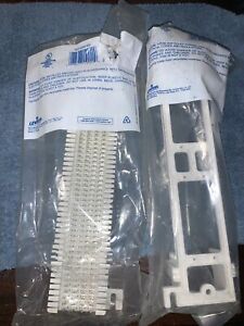 Leviton 50-Pair 66-Clip Connecting Block R22-40066-M50 &amp; Bracket  NEW