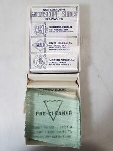 Unused Vintage Diamond Brand Microscope Slides