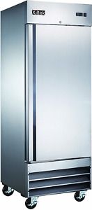 Xiltek 29&#034; Commercial Reach In Stainless Steel Refrigerator