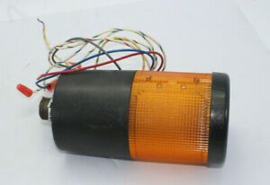Federal Signal LiteStak Amber Incandescent Status Indicator USed