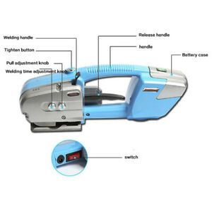 PortablePower Strapping machine Electric Plastic Steel Belt Strapper 110V
