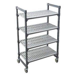 CAMBRO EAEMU184878V4580 Mbl Shelving Unit,78InH,48InW,18InD