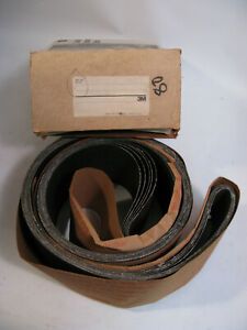 5x LOT 80 GRIT 3M DUO GLASS COATED ABRASIVE 4X106&#034; SANDER SANDING BELTS NOS