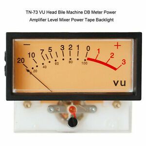 VU Meter Header TN-73 AC 650 12V Analog Audio VU Meter Levels Indicator New