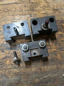 Genuine Aloris, Yuasa Wedge 1.25&#034; 1-1/4&#034; Boring Bar Took Holders CA4