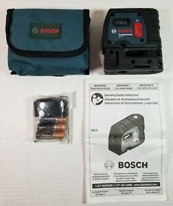 Bosch 5-Point Self-Leveling Alignment Laser GPL-5 w/ Case &amp; Booklet **MINT**