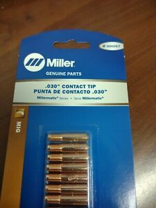 Genuine Miller 000067 (.030) Contact Tips - 10 Pack