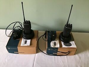 Two Motorola  CP200d  16 channels UHF Digital Two-Way Portable Radios