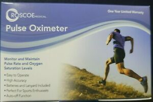 Roscoe Medical Finger Pulse Oximeter O2 Monitor, Pulse Ox Finger Oxygen Monitor