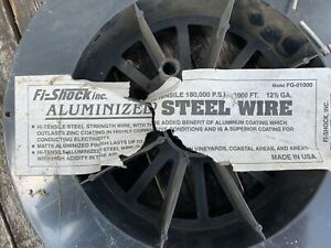 Fi-Shock FG-01000 1000-Feet 12-1/2 Gauge Aluminized Galvanized Steel Wire