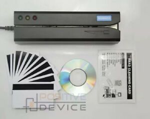 Deftun MSR605X Magnetic Credit Card Swipe Reader Writer  USB Powered