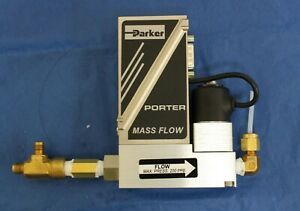 Parker Porter Mass Flow Controller 23142-500, Argon 500ML/MIN Max Press 200psig