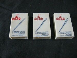 TOP 175x5 TQx7  Button Sewing Machine Needles 190 count Sizes 140-22 &amp; 80-12