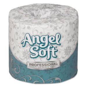 Angel Soft Professional Series Premium Embossed Toilet Paper Case of 80 Roll