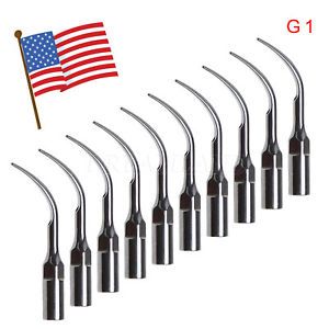 10X Dental Ultrasonic Scaler Scaling Tips G1 Fit EMS Cavitron Scaler FDA