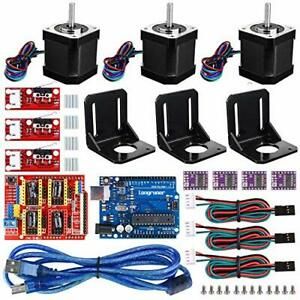 3D Printer CNC Controller Kit with for ArduinoIDE, GRBL CNC Shield Board+RAMPS