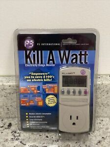 P3 International Kill A Watt Electricity Usage Monitor- Model #P4400 Brand New