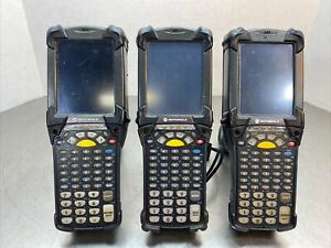 LOT Of 3 MOTOROLA MC9090-GJ0HBGGA2WR BARCODE COMPUTER SCANNERS        MBP