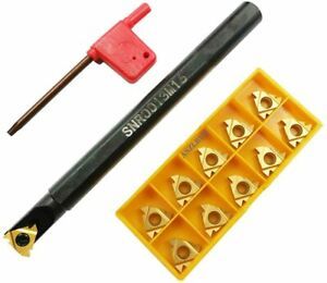 ASZLBYM SNR0013M16 CNC Lathe Internal Threading Boring Bar Turning Tool Holder W