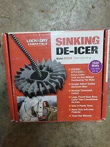 DTS15 1500 Watt Metal/Plastic Livestock Water Tank Sinking Deicer Heater