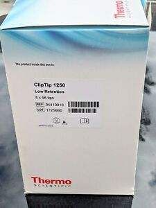 Thermo Scientific 94410810 Clip Tip 1250 low retention 8 x96 tips