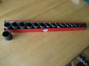 Mac tools VP impact socket set VP426 thru VP146 1-5/16&#034; thru 3/8&#034; 1/2 dr.