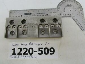LOVESHAW 4&#034; Nozzel Plate PG1051AN Packaging Case Erector Closer Labeler