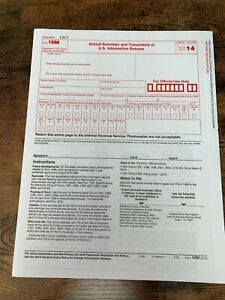 1099-Misc and 1096 Forms; 2014