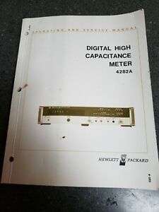 HP 4282A Digital High Capacitance Meter Operating and Service Manual
