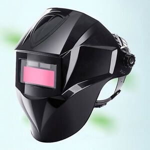 Solar Powered Auto Darkening Electric Welding Helmet Welder Glasses Eye Shield